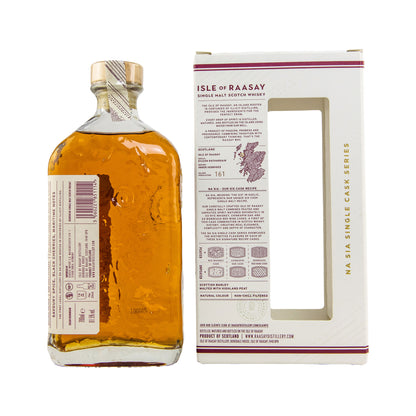 Isle of Raasay Unpeated First Fill Bordeaux Red Wine Cask - Hebridean Single Malt Scotch Whisky - The Six Single Cask Series