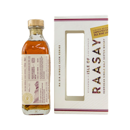 Isle of Raasay Unpeated First Fill Bordeaux Red Wine Cask - Hebridean Single Malt Scotch Whisky - The Six Single Cask Series