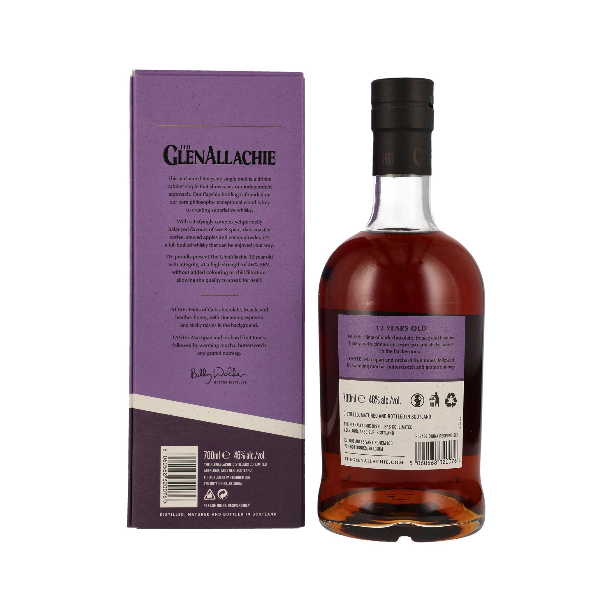 The GlenAllachie 12 Years Old - Speyside Single Malt Scotch Whisky