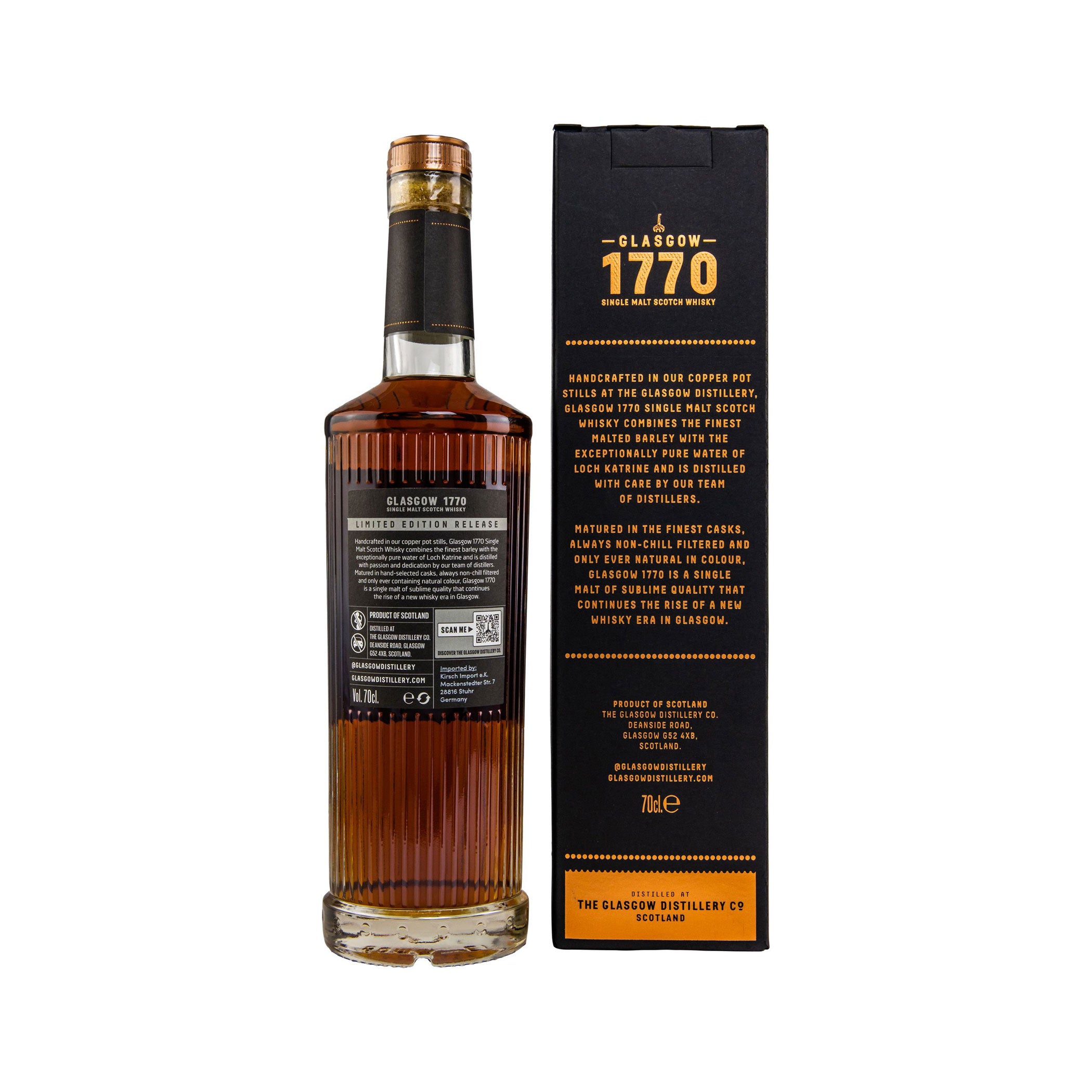 1770 Glasgow Distillery 2016/2022 - 6 Years Old - Tokaji Single Cask #16/854