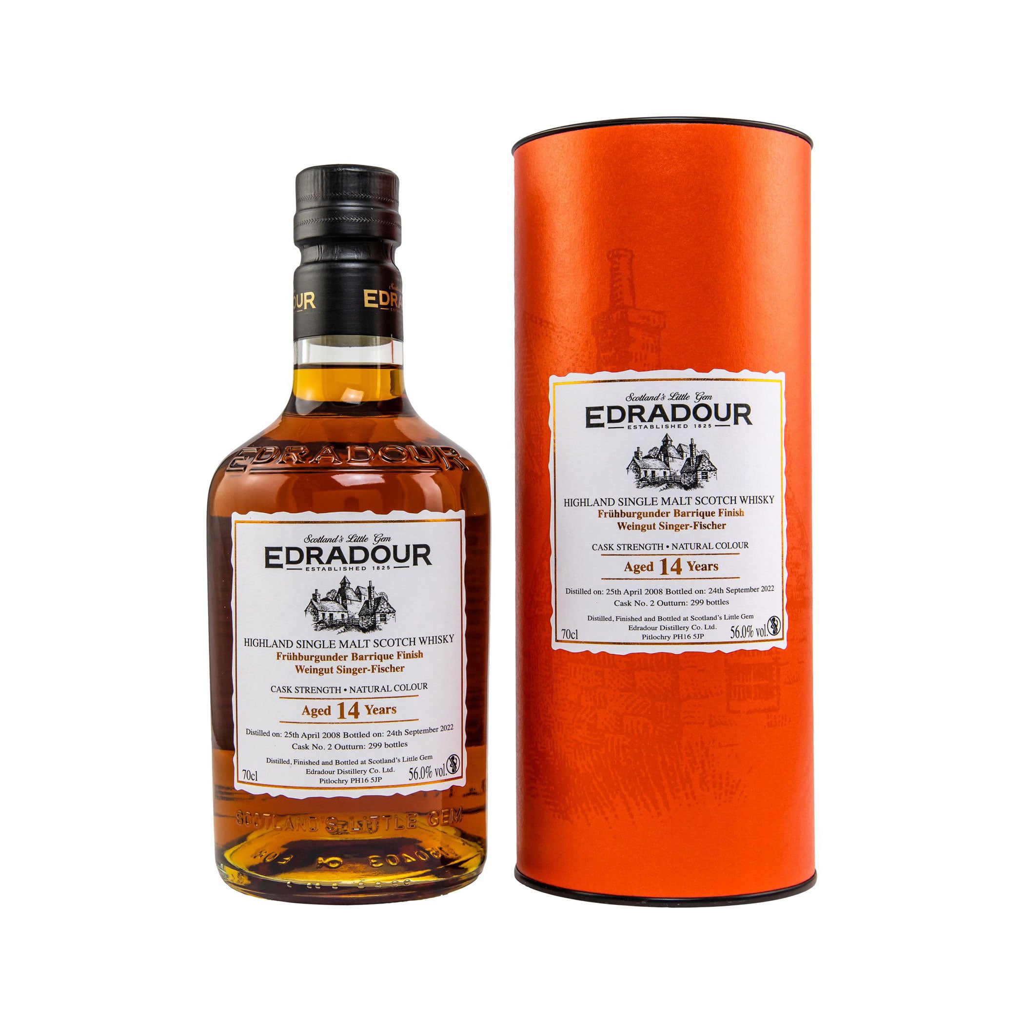 Edradour 2008/2022 - 14 Years Old - Frühburgunder #2 - Highland Single Malt Scotch Whisky