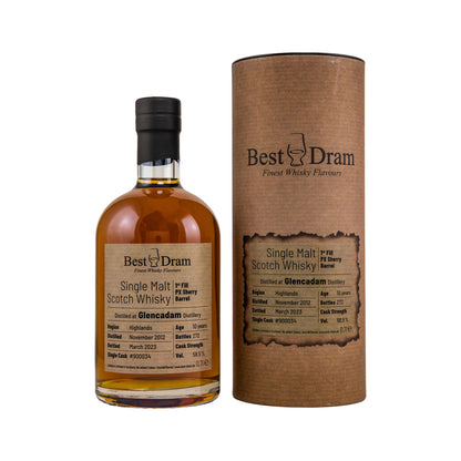 Glencadam 2012/2023 - 10 Jahre -1st Fill PX Sherry Barrel - Best Dram Michel Reick