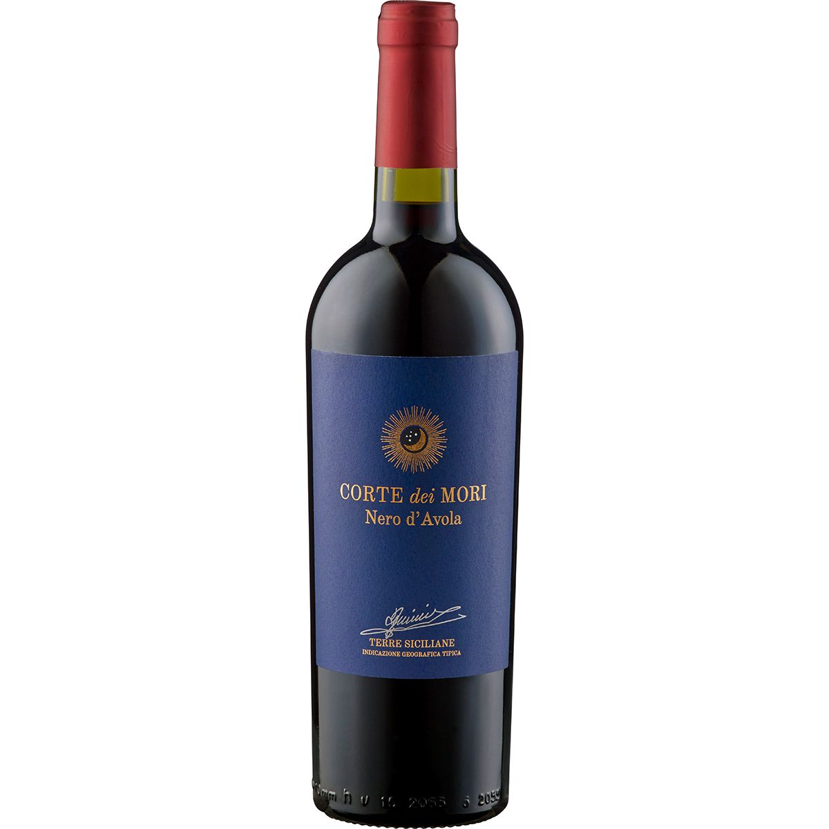 2021 Nero d‘Avola ”Etichetta Blu” Sicilia DOC  Corte dei Mori Sizilien/Italien 0,75 l