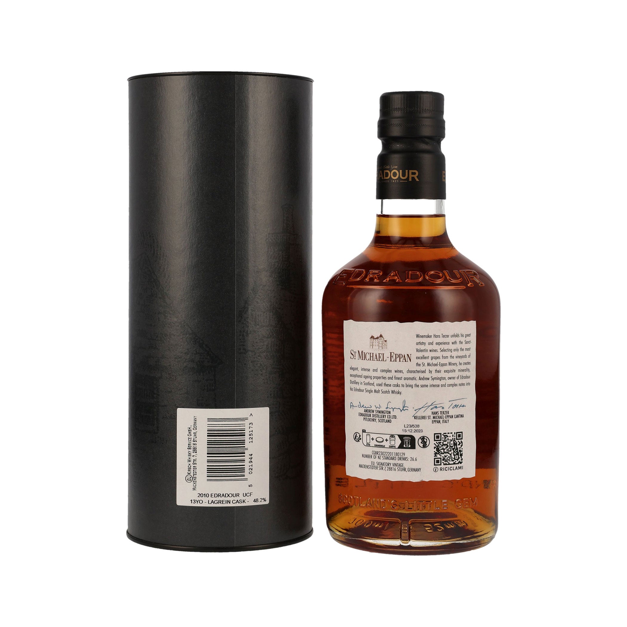Edradour 2010/2023 - Lagrein Cask #1 - Highland Single Malt Scotch Whisky