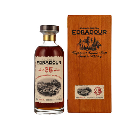 Edradour 25 Year Old - Highland Single Malt Scotch Whisky - Batch No.1