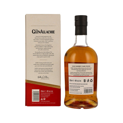 The GlenAllachie 9 Year Old - Fino Sherry Finish - Speyside Single Malt Scotch Whisky