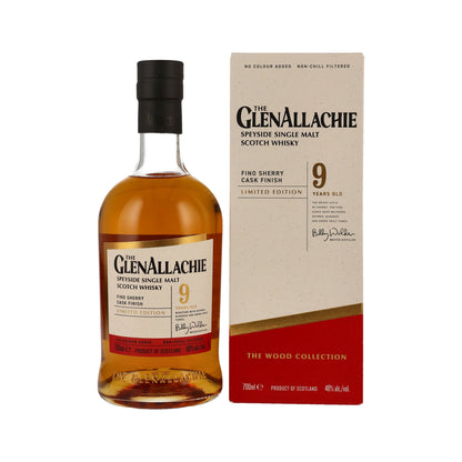The GlenAllachie 9 Year Old - Fino Sherry Finish - Speyside Single Malt Scotch Whisky
