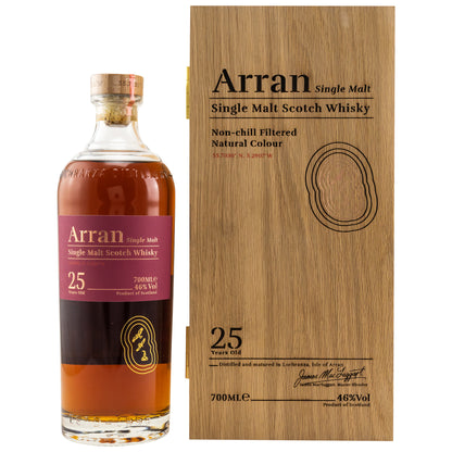 Arran 25 Year Old Single Malt Scotch Whisky