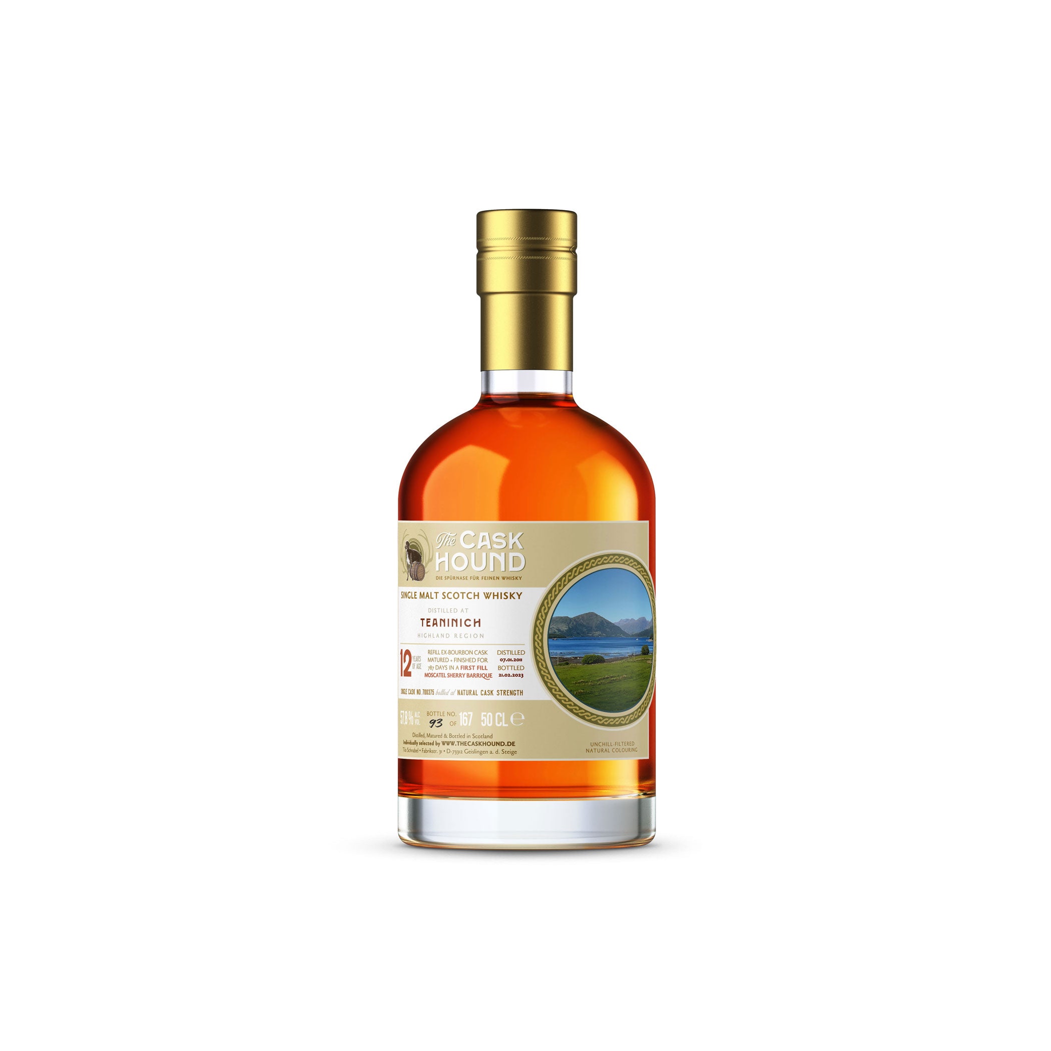 Teaninich 2011 - 12 Jahre - 1st Fill Moscatel Finish - The Caskhound