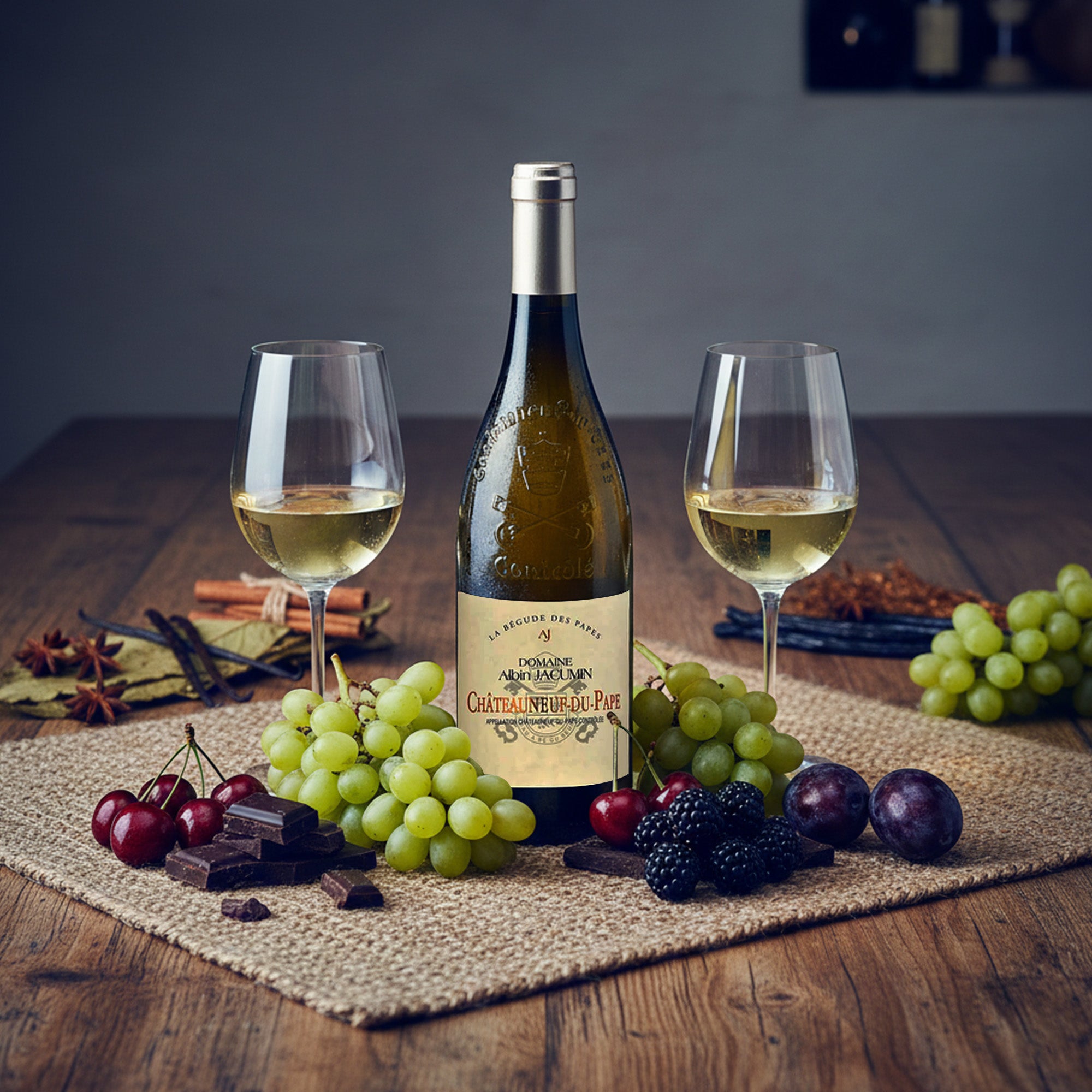 2023 Domaine Albin Jacumin Chateauneuf-du-Pape Blanc La Begude des Papes - Frankreich