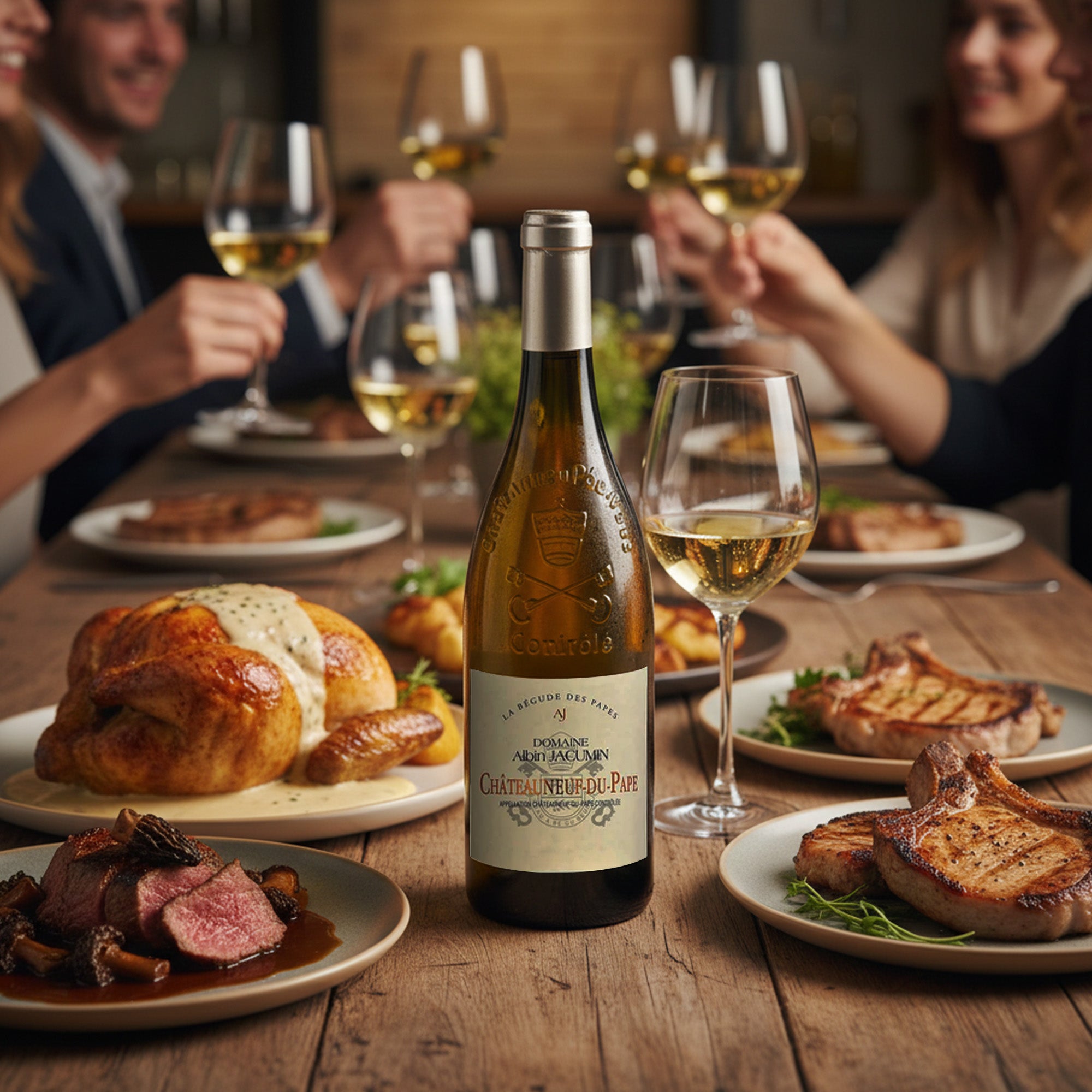 2023 Domaine Albin Jacumin Chateauneuf-du-Pape Blanc La Begude des Papes - Frankreich