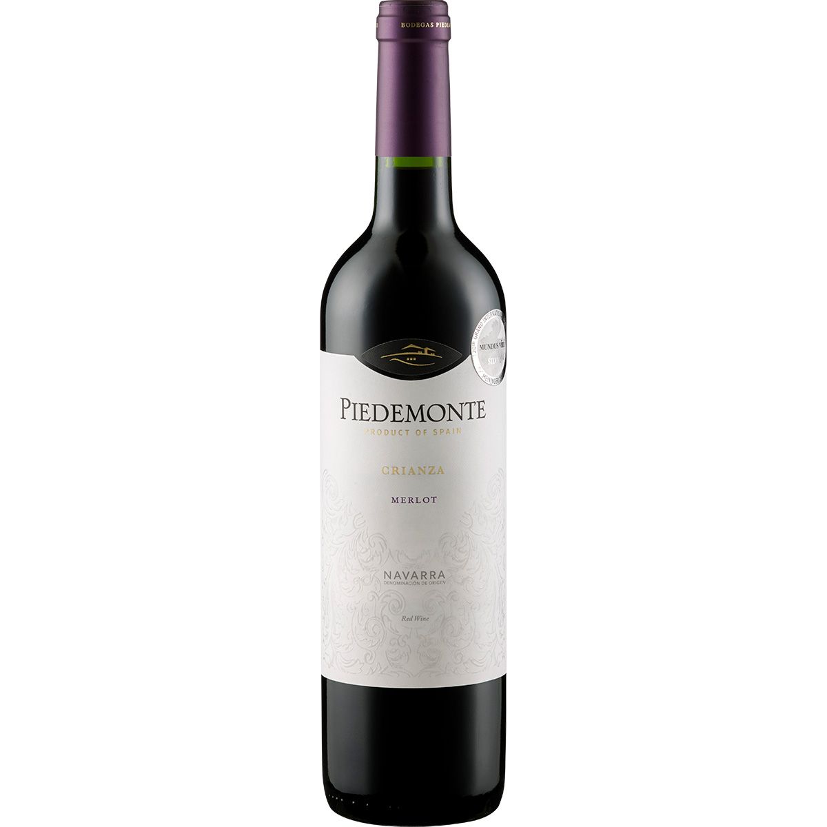 2019 Piedemonte Crianza Merlot  DO  Piedemonte Navarra/Spanien 0,75 l