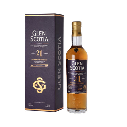 Glen Scotia 21 Year Old - Second Edition - Single Malt Whisky - Campbeltown