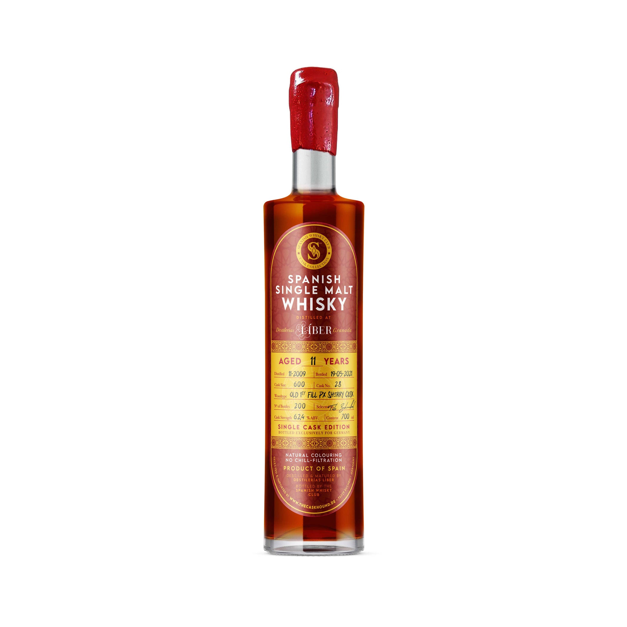 LÍBER Spanish Single Malt Whisky 11 Years - Single Cask 28