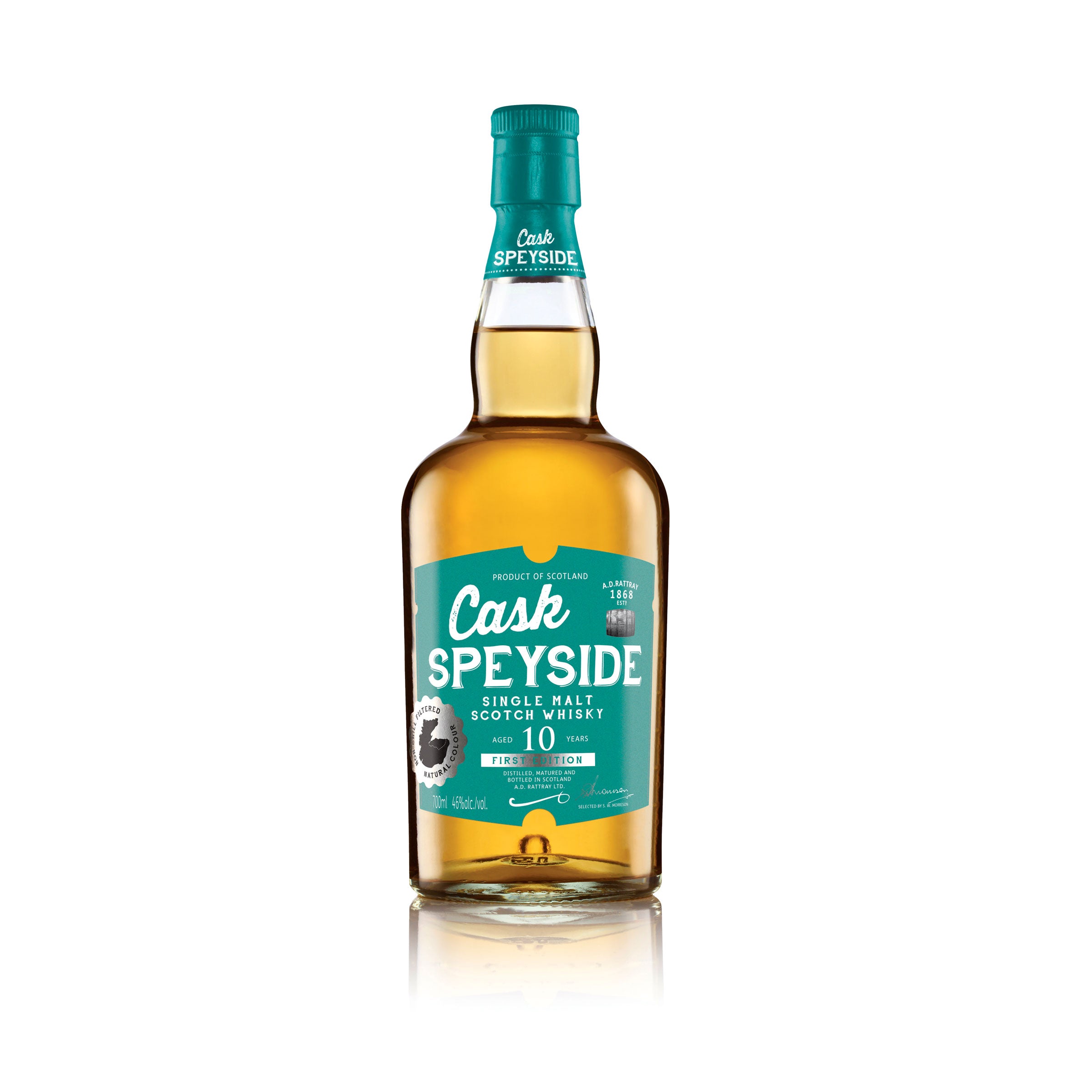A.D.Rattray, Cask Speyside, 10 J., 46 % - A.D.Rattray