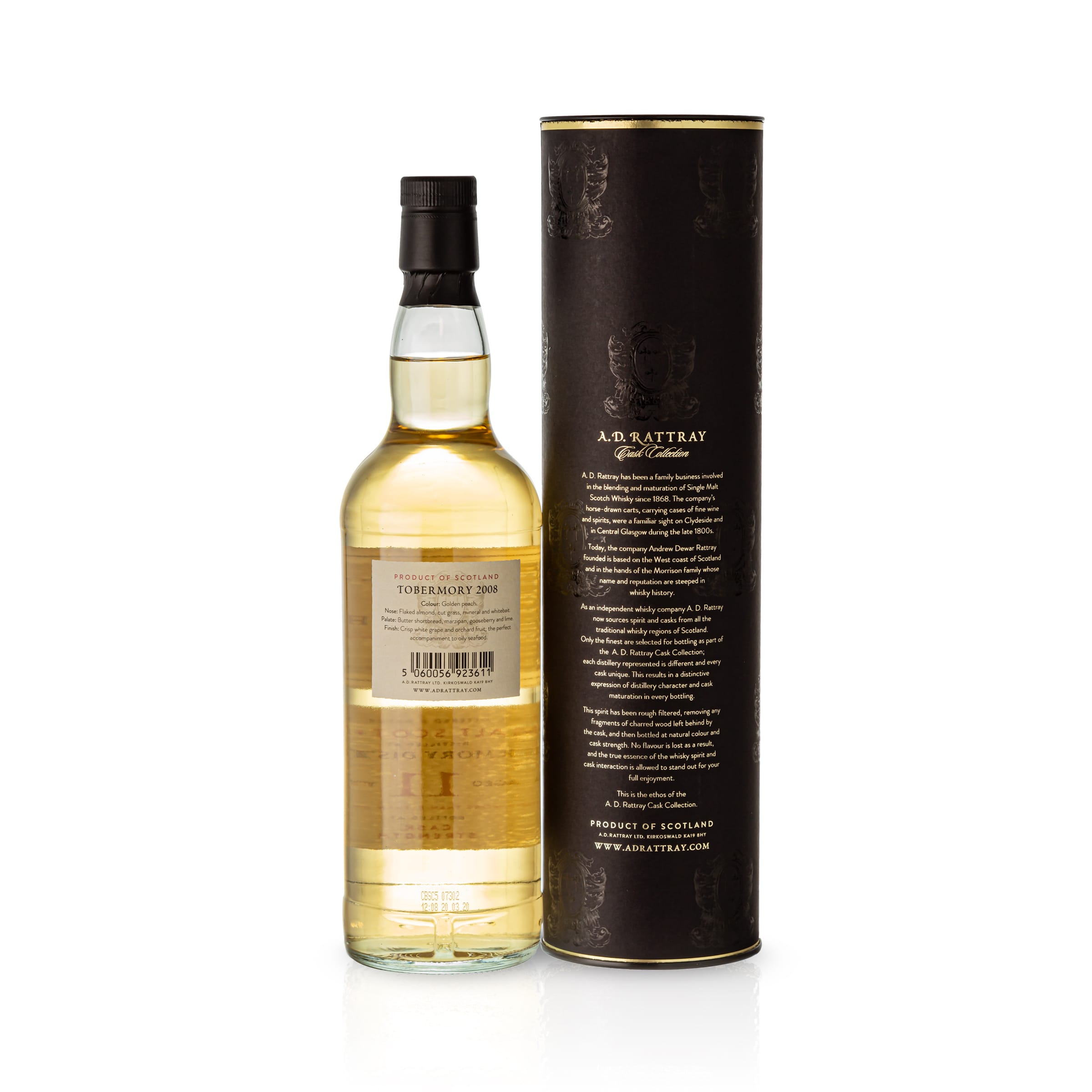 Tobermory, A.D. Rattray, 2008, 11 Years Old, 60.2% Cask #110333