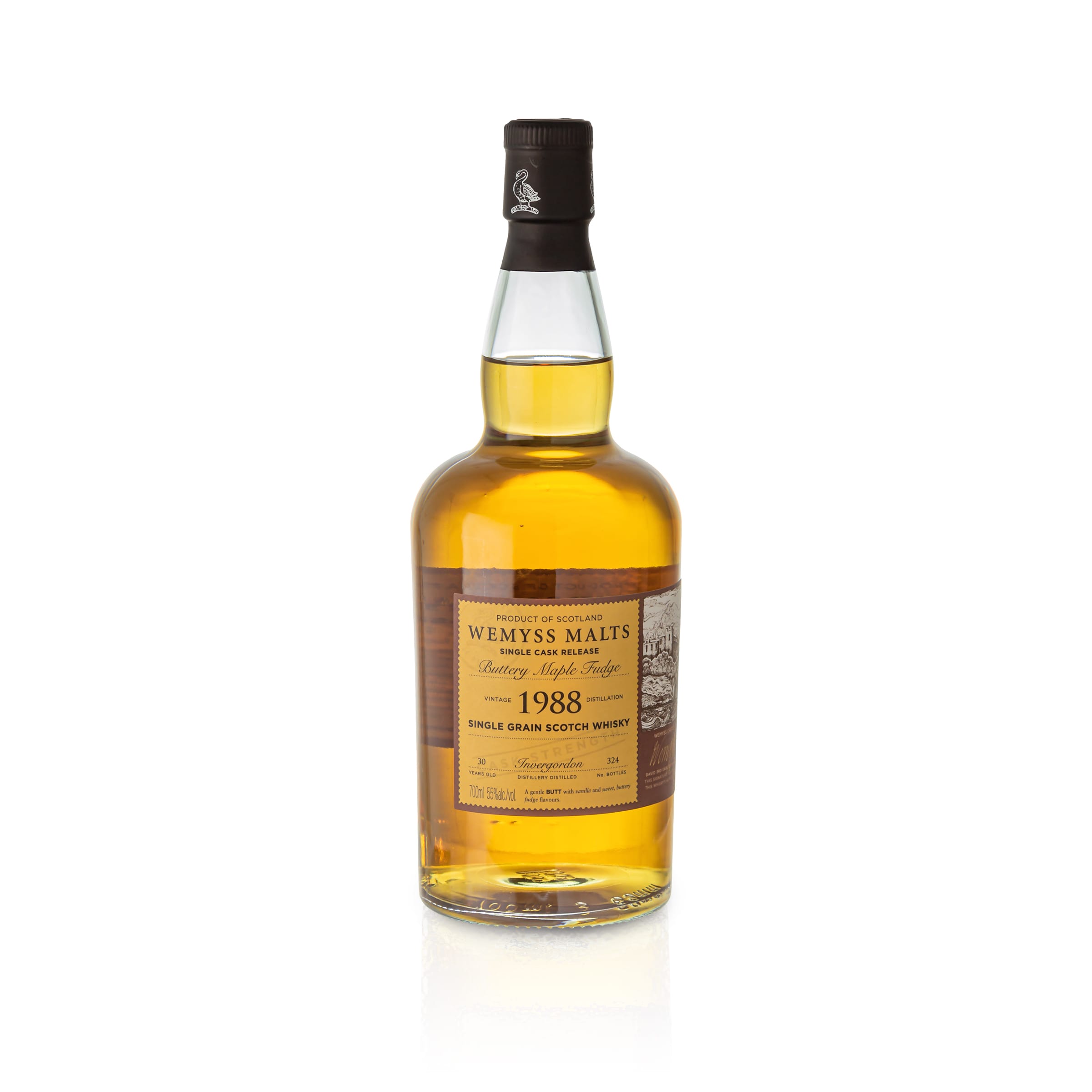 Wemyss, Invergordon "Buttery Maple Fudge", 1988, 30 Year Old, 55.0%
