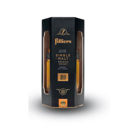 Filliers 10 Year Old Single Malt Whisky Sherry Cask 43% from Belgium