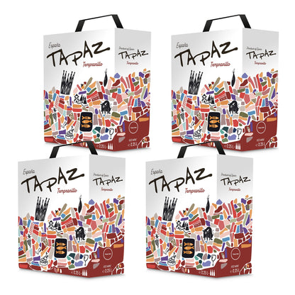 Tapaz Tempranillo - Red Wine dry - Spain - Bag-in-Box