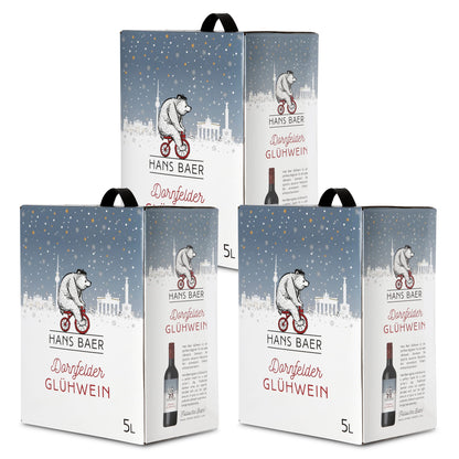 Dornfelder Mulled Wine from German Red Wine - HANS BAER - Bag-in-Box