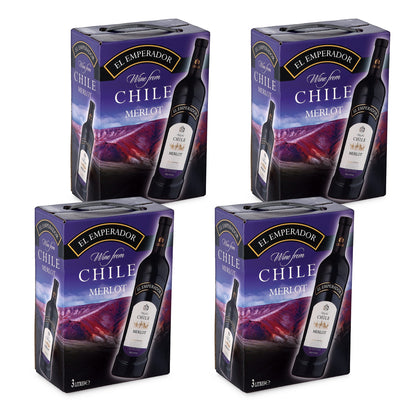 Merlot - El Emperador - Bag-in-Box 3L - Rotwein trocken aus Chile