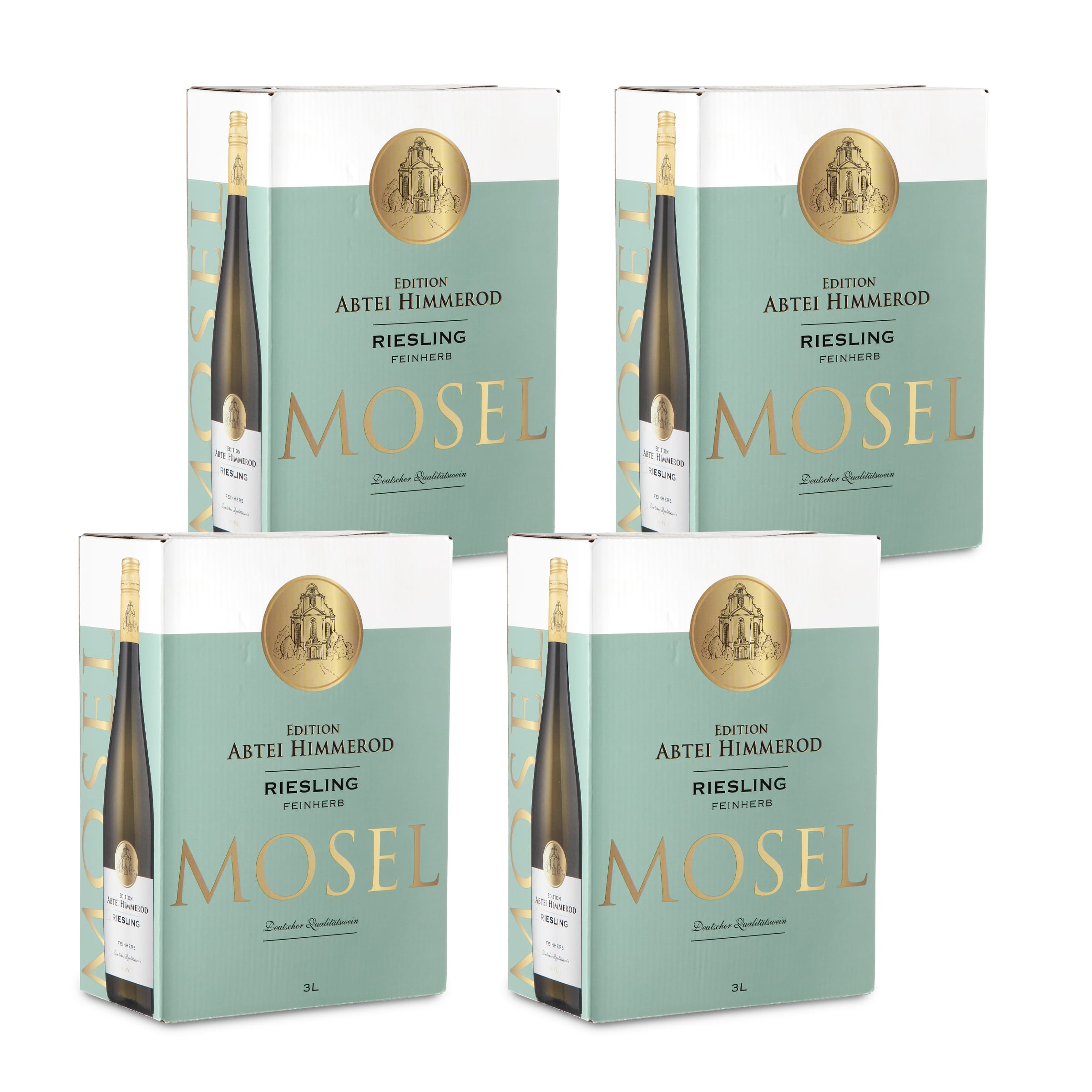 Mosel Riesling Feinherb Qualitätswein - Weißwein in Bag-in-Box -  Edition Abtei Himmerod 3 L.