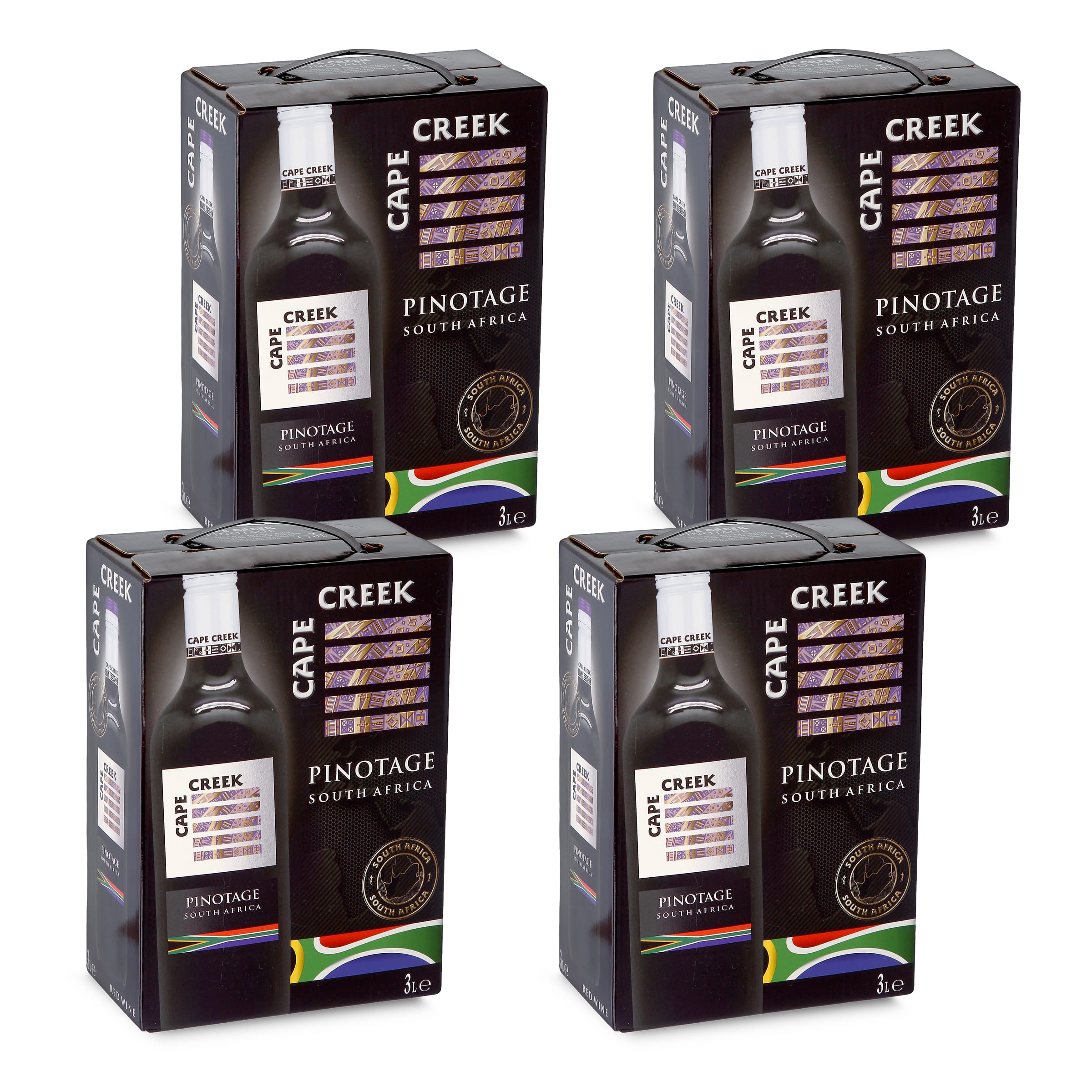 Pinotage - Cape Creek - Bag-in-Box 3L - Dry red wine from South Africa