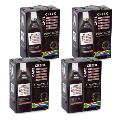 Pinotage - Cape Creek - Bag-in-Box 3L - Dry red wine from South Africa