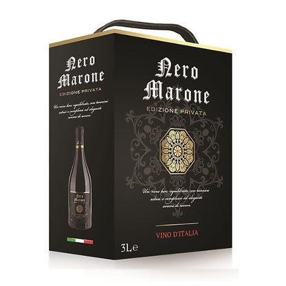 Bag-in-Box - Italian Wine - Nero Marone Red Wine, dry 3 L.
