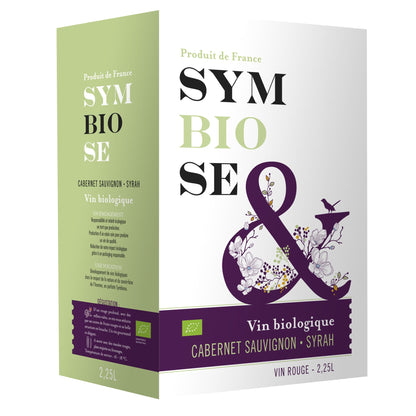 Symbiose Organic Red Wine dry - Cabernet Sauvignon Syrah Bag-in-Box 2.25 l