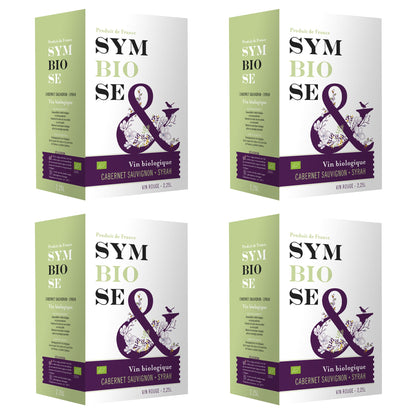 Symbiose Organic Red Wine dry - Cabernet Sauvignon Syrah Bag-in-Box 2.25 l