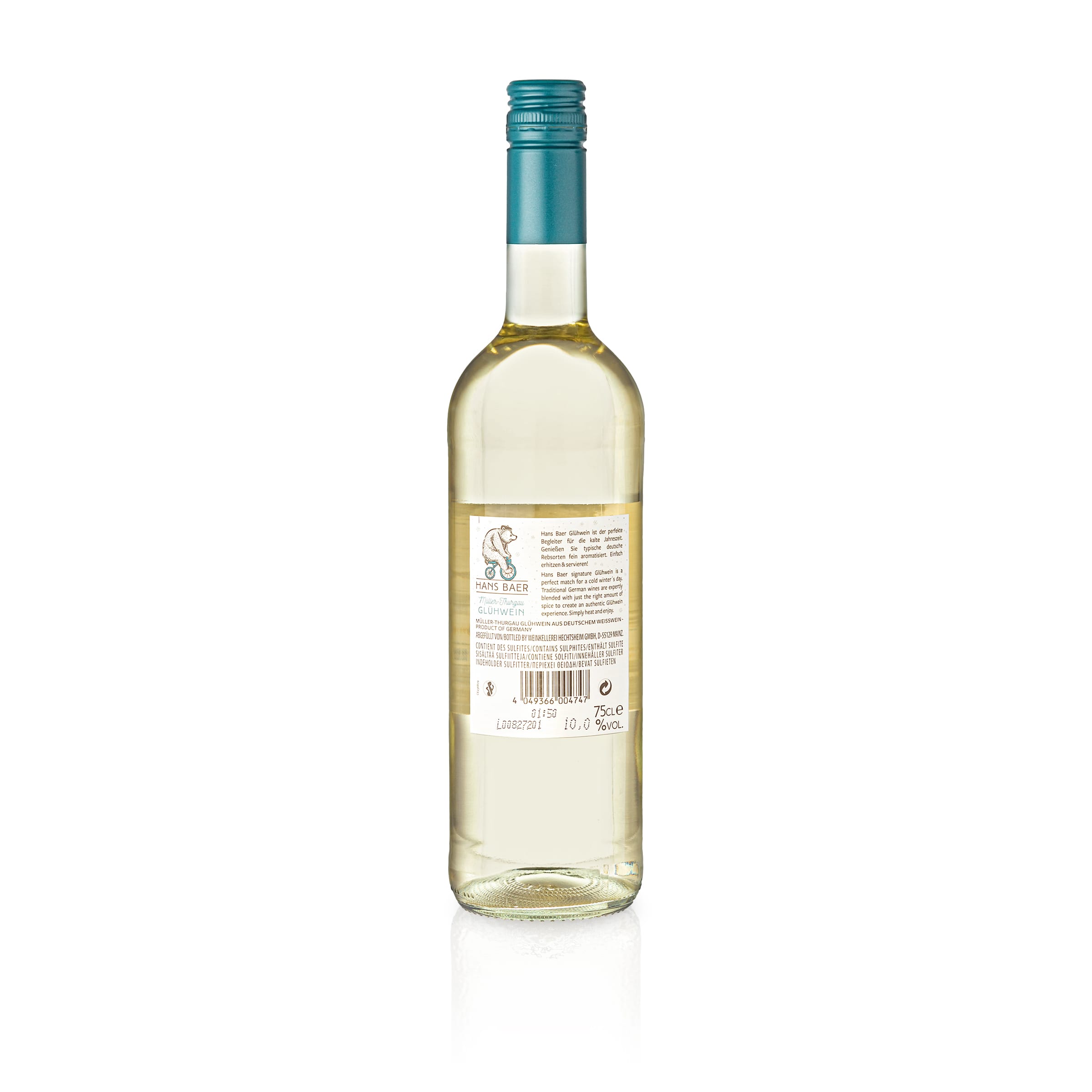 HANS BAER Müller-Thurgau Glühwein aus deutschem Weißwein