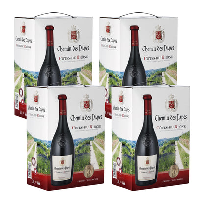 Chemin des Papes Côtes du Rhône Dry Red Wine Bag-in-Box 3 l