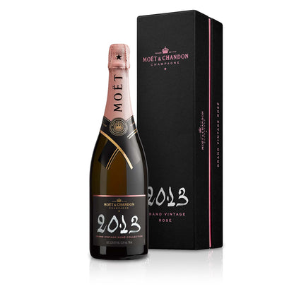 Moët & Chandon Grand Vintage Rosé 2013 Champagne (0.75 l) in gift box