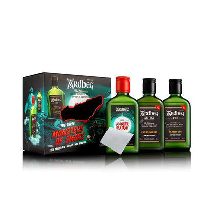 Ardbeg Monsters of Smoke Set -  3 Flaschen (0,2L) in Geschenkbox