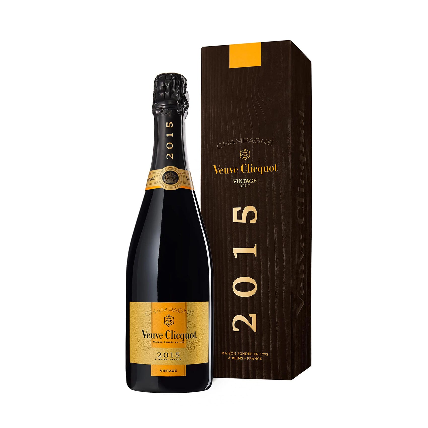 Champagne Veuve Clicquot Vintage 2015 Brut in Geschenkverpackung