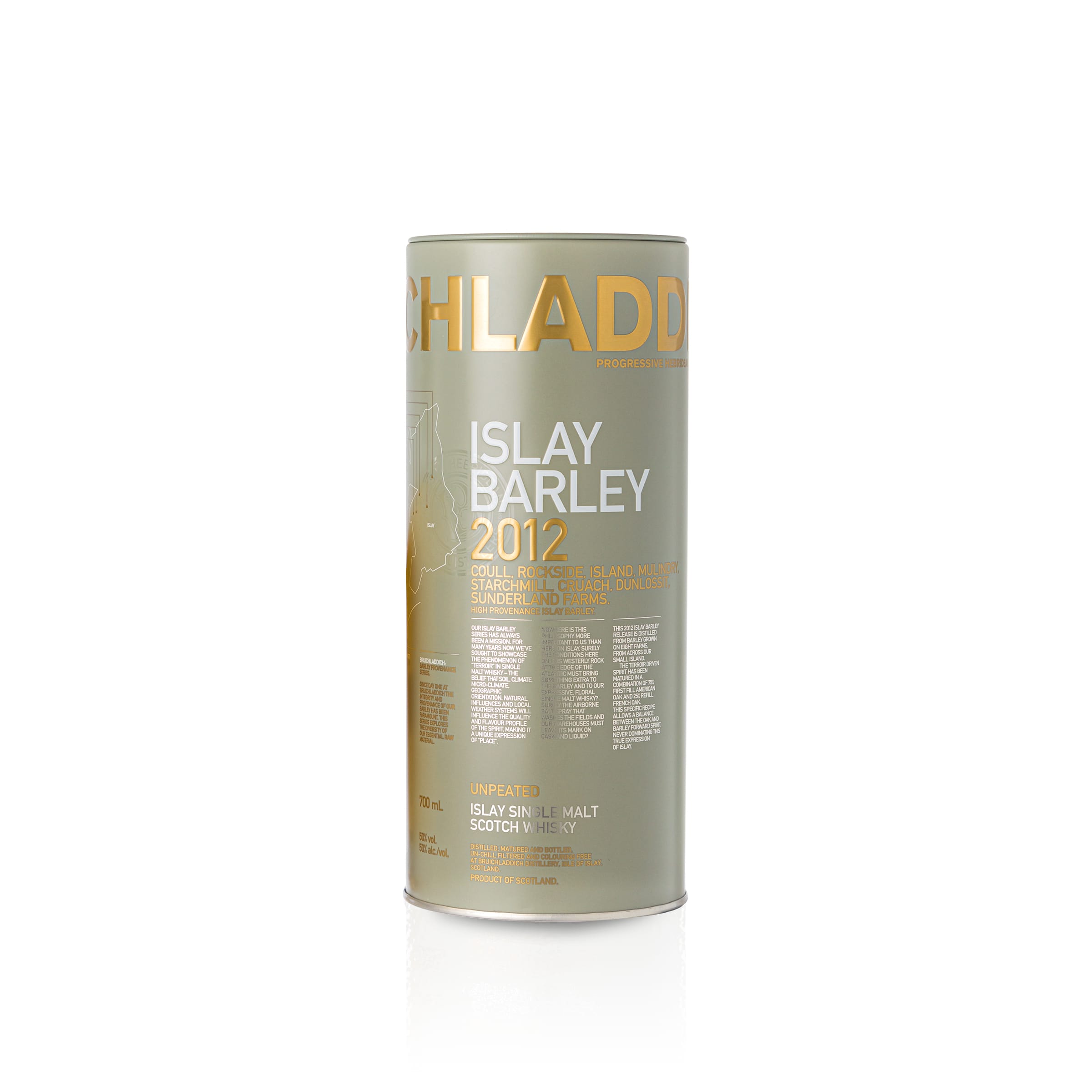 Bruichladdich Islay Barley Whisky 2012, von Bruichladdich Distillery