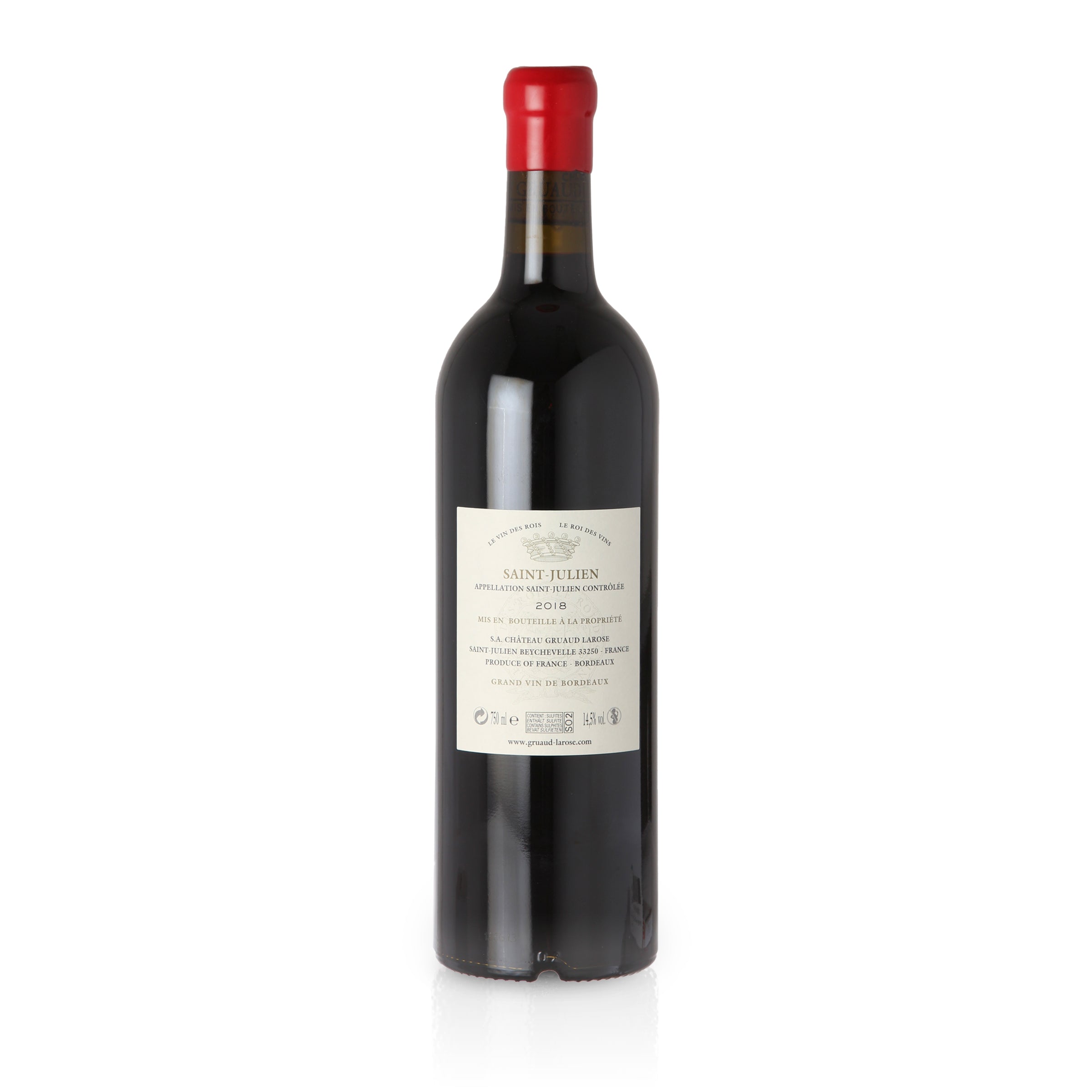 2018 Château Gruaud-Larose, St. Julien 2ème Cru Classé, (0.75 l) Dry Red Wine
