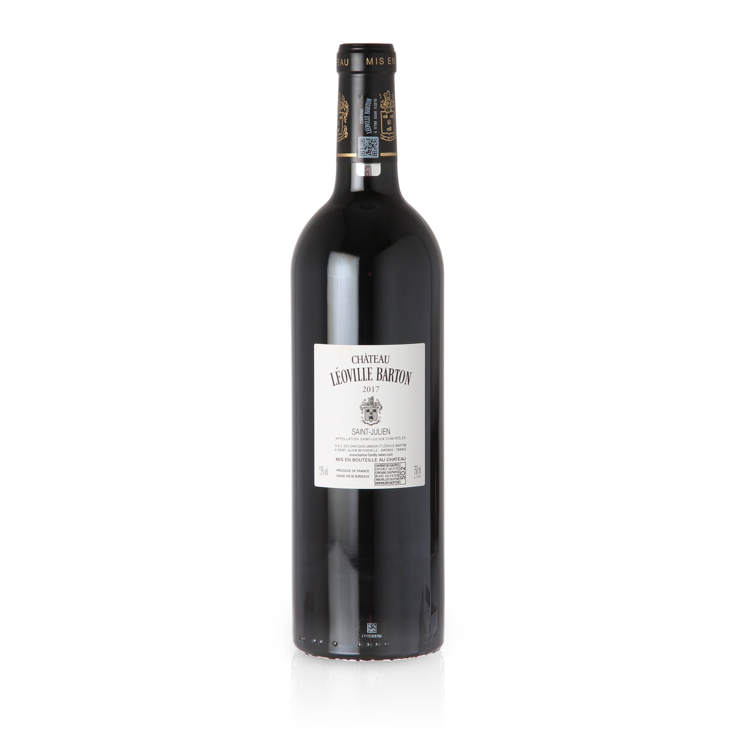 2017 Château Léoville Barton, St. Julien 2ème Cru Classé, (0,75 l) Rotwein trocken