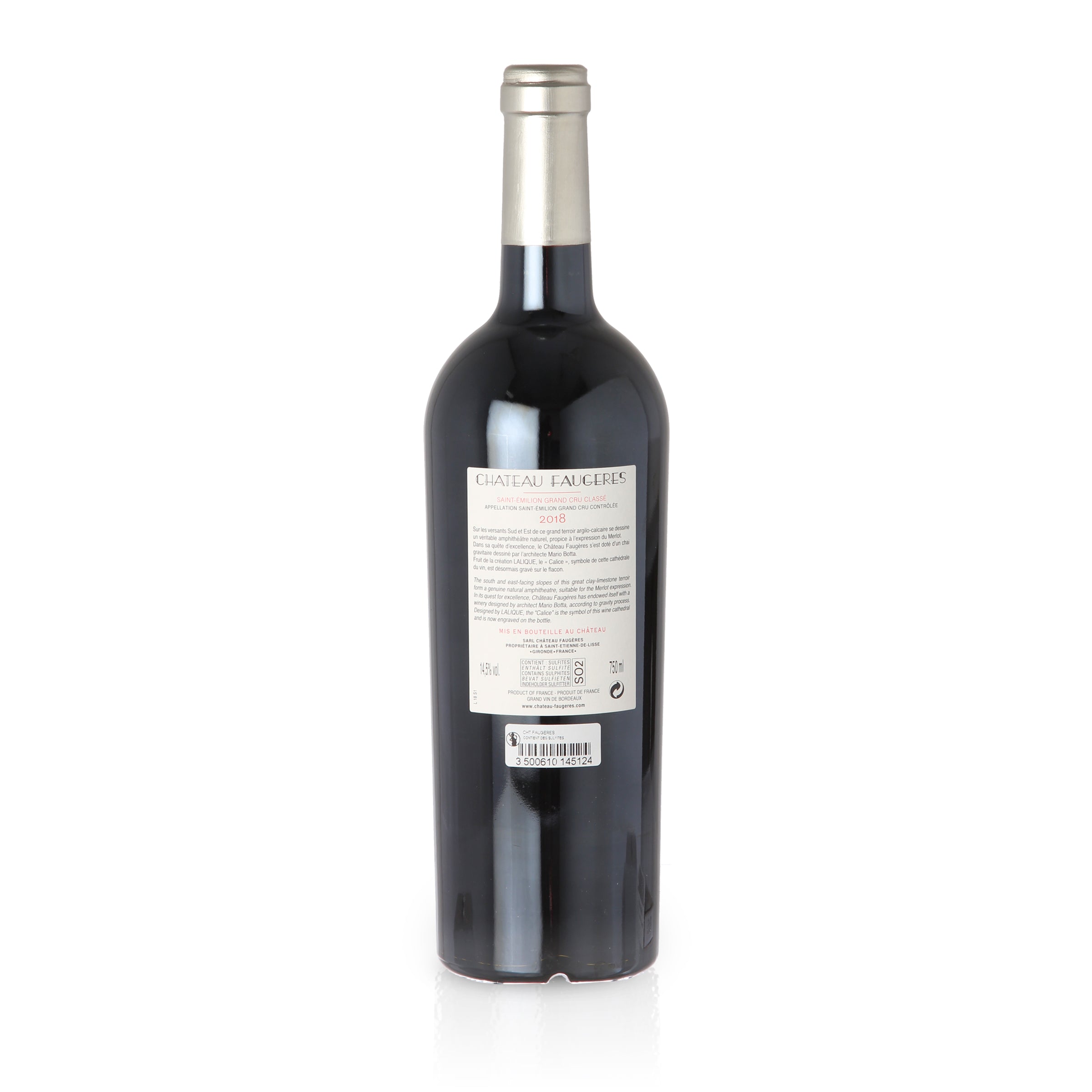 2018 Château Peby Faugeres - Saint Emilion Grand Cru - Dry red wine