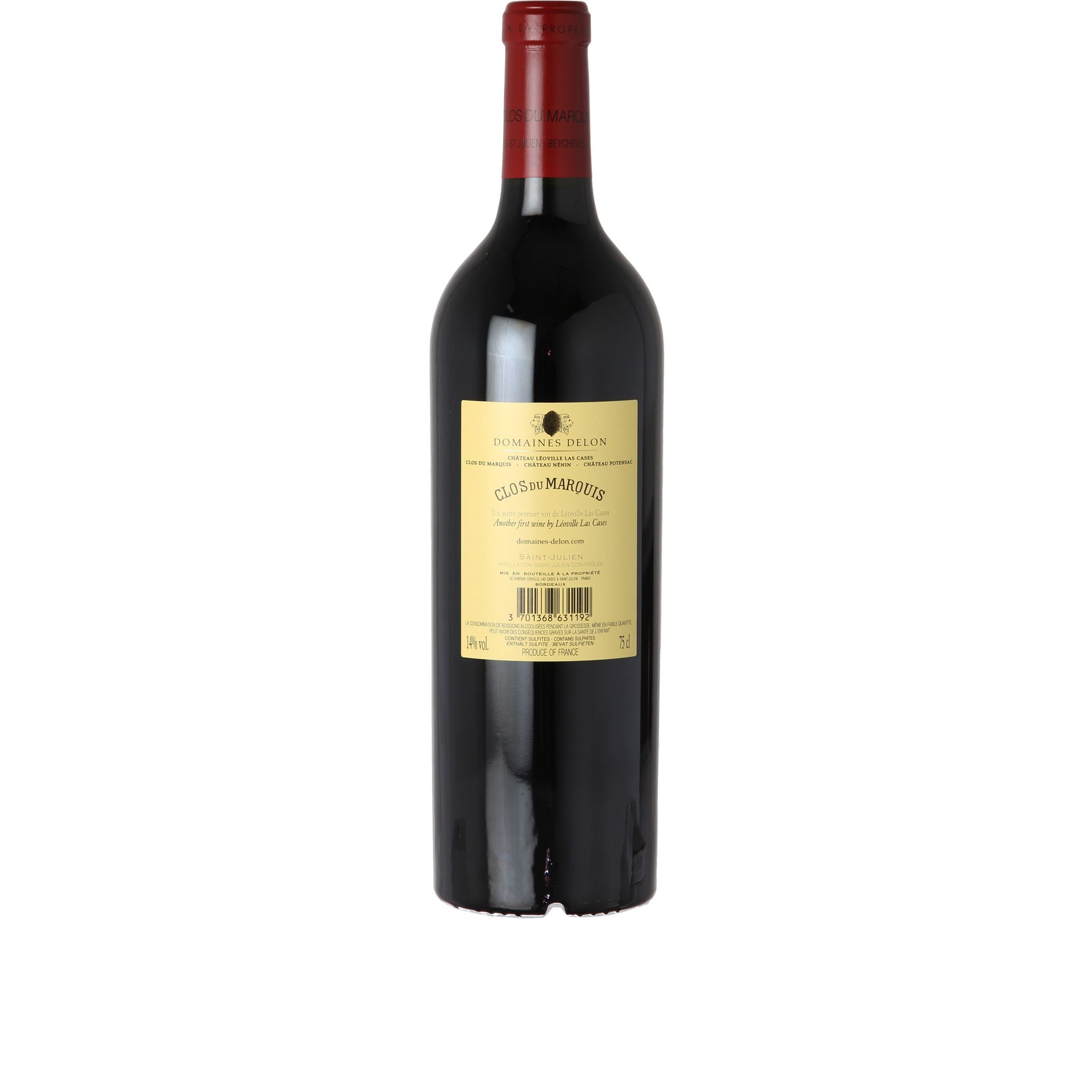 2019 Clos Du Marquis - Saint Julien - Rotwein trocken