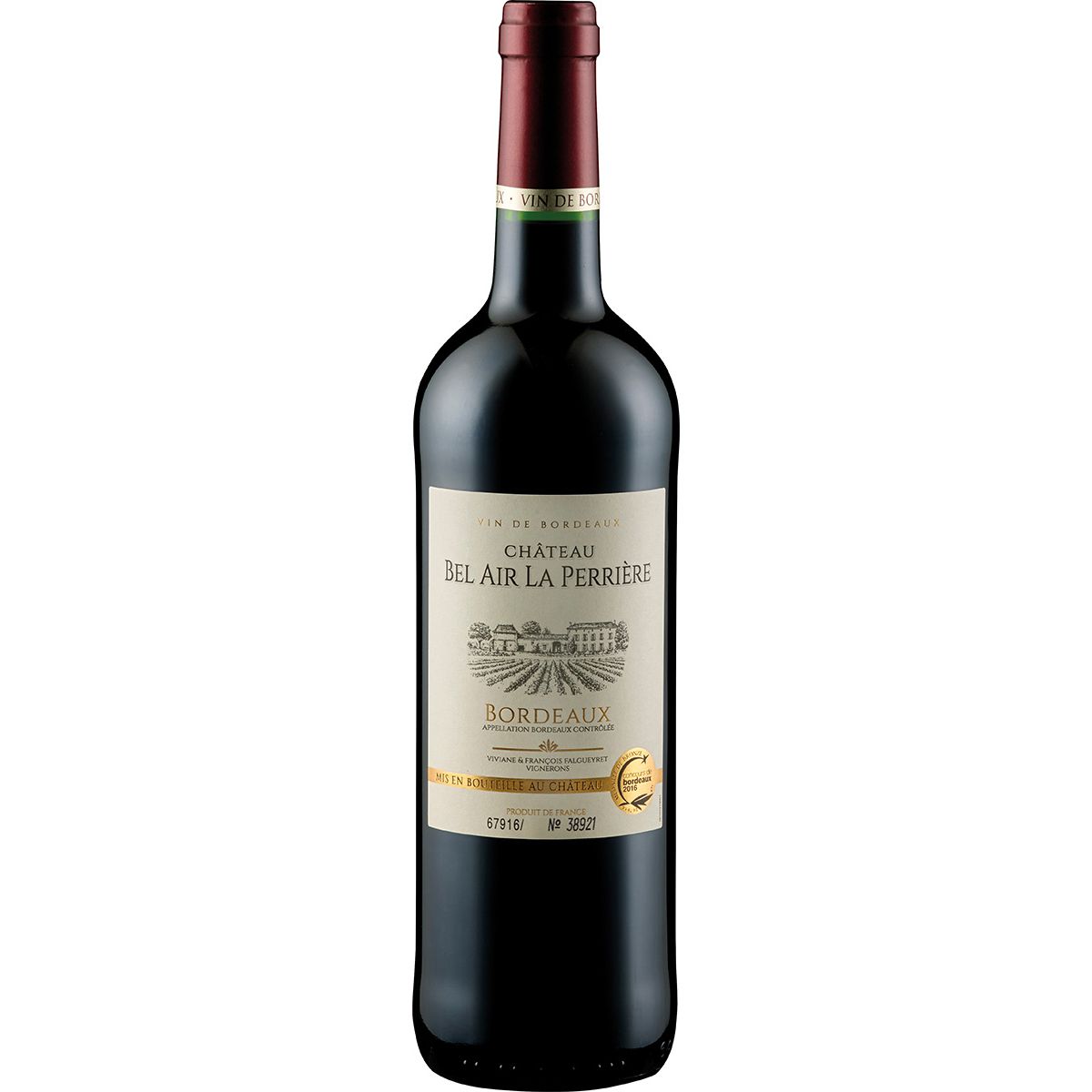 2021 Château Bel Air La Perriere AOC Bordeaux  Château Bel Air La Perriere Bordeaux/Frankreich 0,75 l