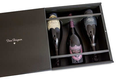 Feinste Weine  - Champagner-Paket - DOM PÉRIGNON VINTAGE 2010 - ROSÉ VINTAGE 2006 - Plénitude 2 2002