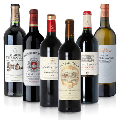 Feinste-Weine Bordeaux Deluxe Package - 5 Dry Red and 1 White Wine (6 * 0.75l) France