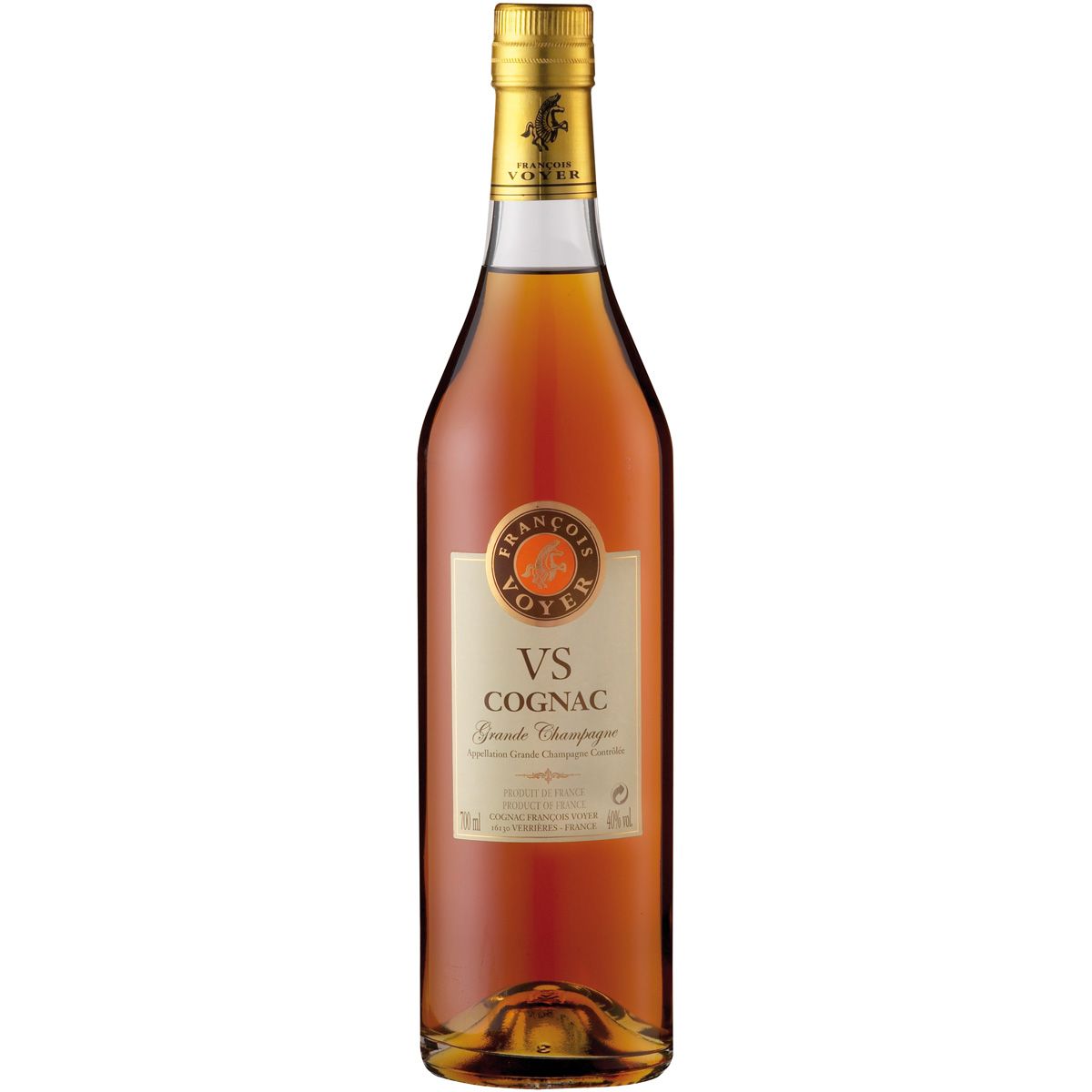 VS Cognac Grande Champagne François Voyer Charente/Frankreich 0,7 l