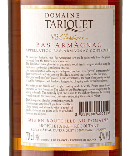 Classique VS - Domaine Tariquet - Bas-Armagnac, France
