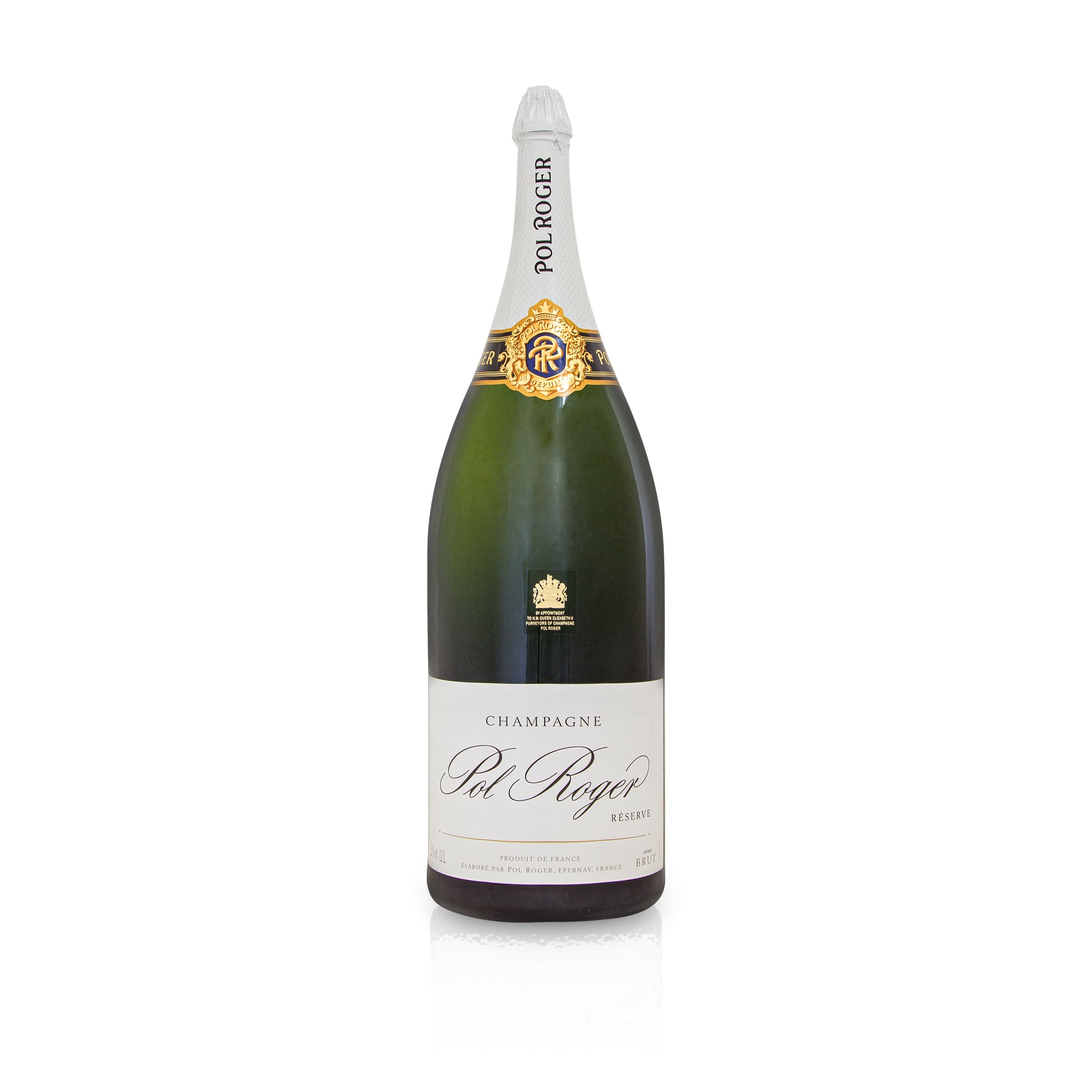 Brut Réserve 15L (Nabuchodonosor) in Holzkiste - Champagne Pol Roger - Champagne, Frankreich