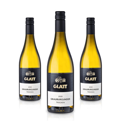 2020 Grauburgunder Weißwein trocken • GLATT • Qualitätswein vom Kaiserstuhl/Baden, Deutschland