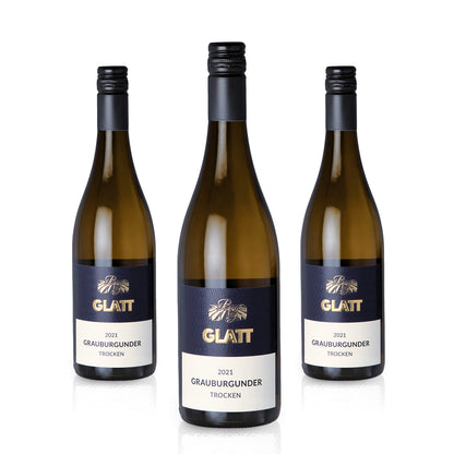 2021 Pinot Gris Dry White Wine • GLATT • Quality Wine from Kaiserstuhl/Baden, Germany