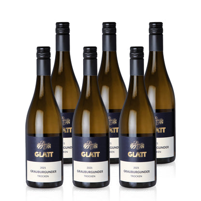 2021 Pinot Gris Dry White Wine • GLATT • Quality Wine from Kaiserstuhl/Baden, Germany